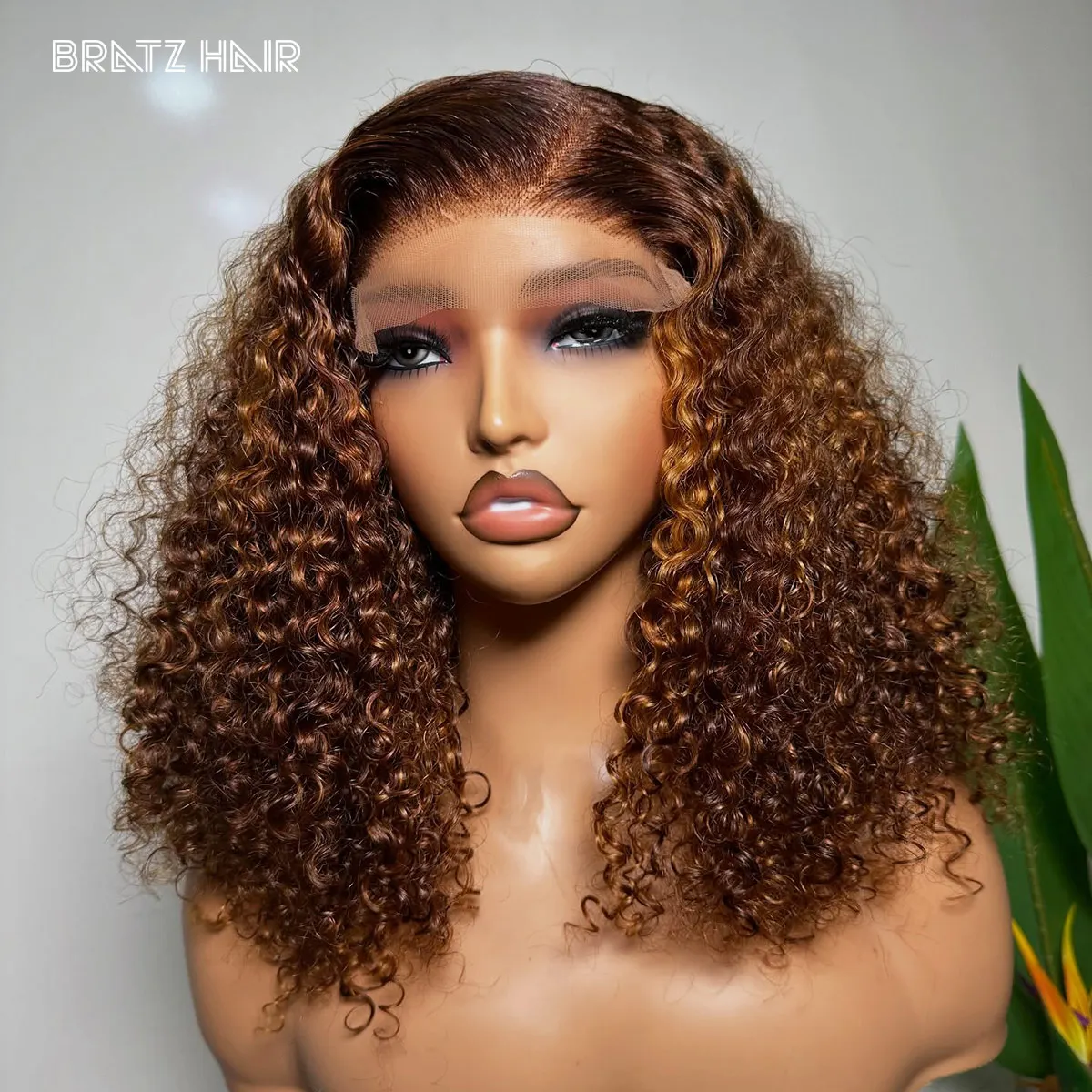 

Супер двойной рисунок 5x5 Светлая блондинка P4/30 Кудрявые вьющиеся парики Боб Человеческие волосы Предварительно выщипанные 13x6 13x4 HD Кружевные фронтальные парики Боб