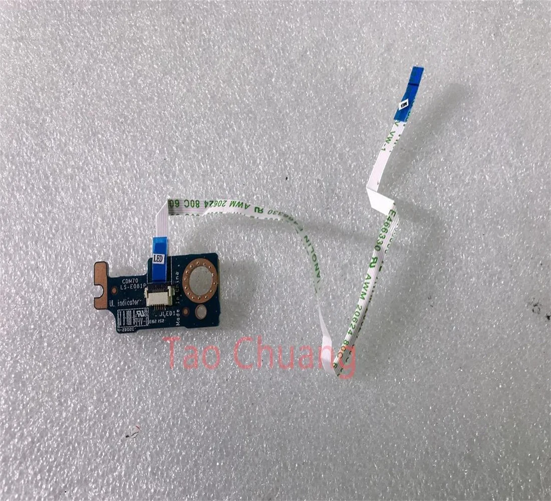 FOR Dell Latitude 5480 E5480 5491 LED Indicator Light Board 0FW84H LS-E081P
