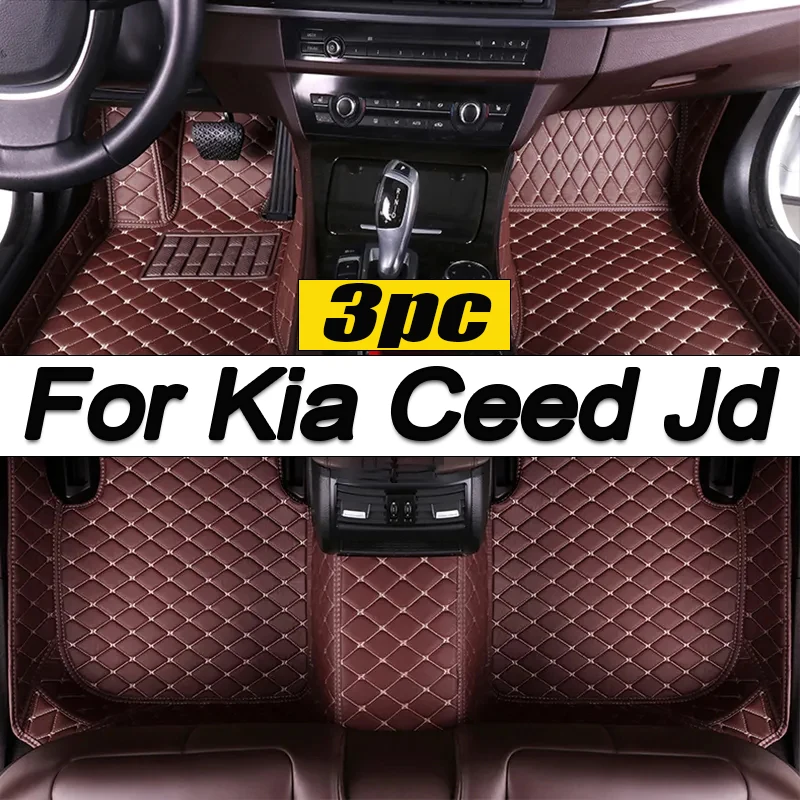 

Car Floor Mat For Kia Ceed Jd 2014 2015 2016 2017 2018 2019 2020 Man Non-Slip Luxury Woman Foot Pad Auto Interior Rugs Accessory