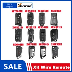 5PCS Xhorse XK Series Universal Wire Remote Key XKKF21EN XKLKS0EN XKKF02EN XKB501EN XKFO01EN XKHY05EN XKTO00EN XKTO01EN VVDI Key