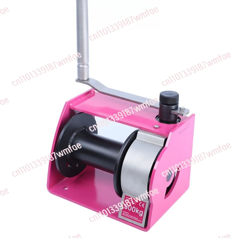 Worm worm hand-cranked winch Self-locking manual winch Heavy duty 2000 pounds