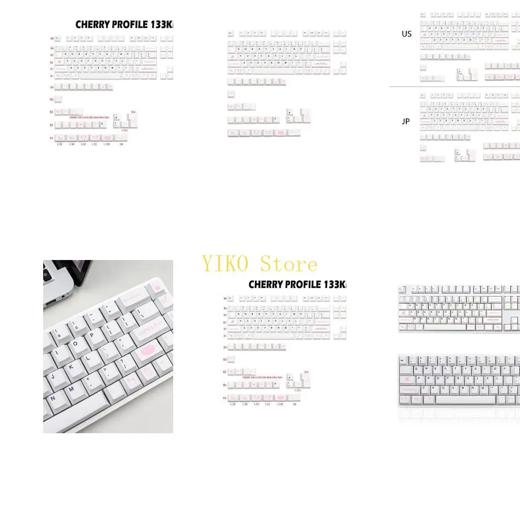 

K32C 133 клавиши Dreaming Girl PBT Dye Subbed Keycap для механической клавиатуры Mx Switch