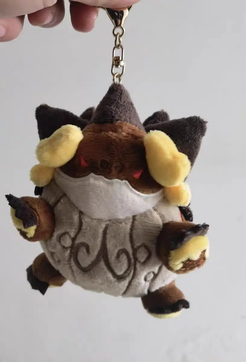 Mihoyo Officiële Pluizige Genshin Impact Plushie Azhdaha Sleutelhanger Opknoping Decoratie Zachte Leuke Zhongli Draak Pluche Pop Hanger