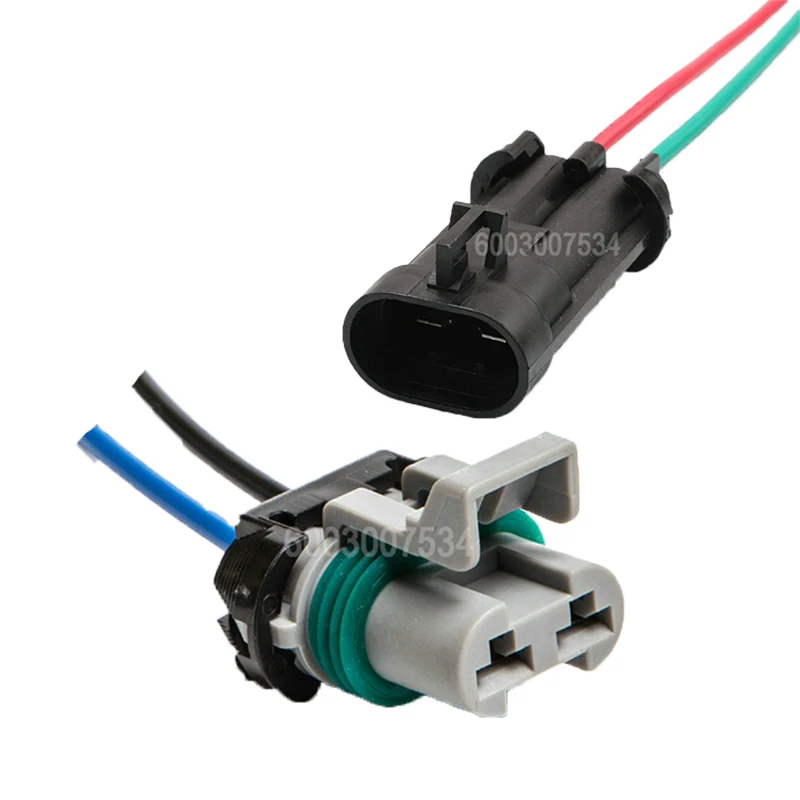 

2 Pin Connector Waterproof Series Male Female Connector Cable Plug Motorcycle Electrical Harnesses Wiring Harness 15344054