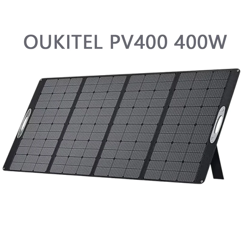 OUKITEL PV400/PV200 Draagbaar Opvouwbaar Zonnepaneel 23% Energieconversieratio voor Buiten Kamperen Waterdicht Zonne-oplaadpaneel