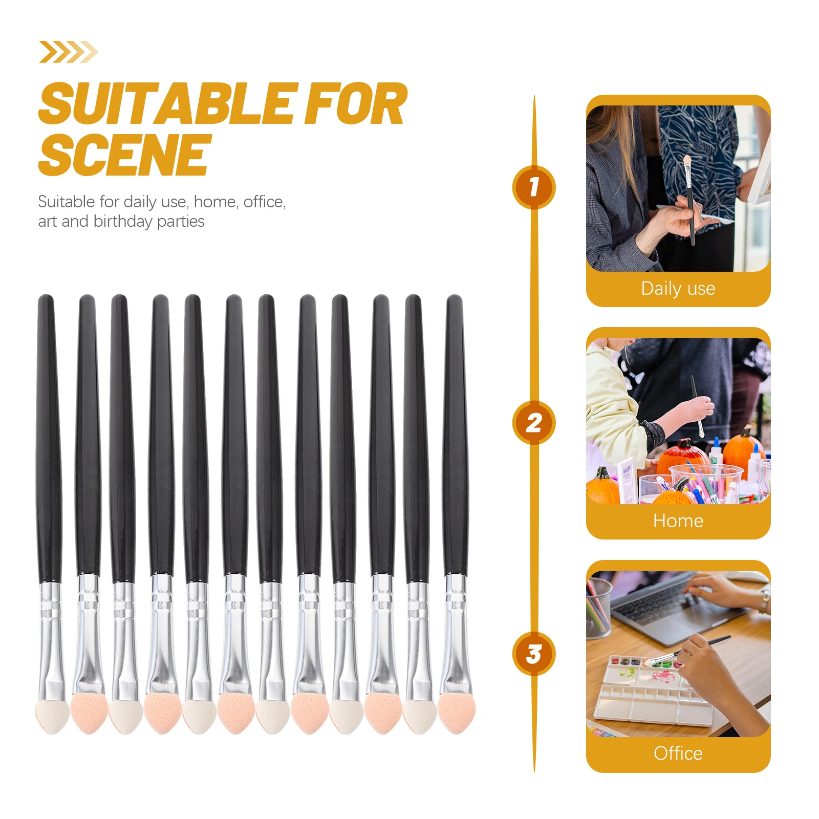 

48pcs Sponge Reusable Art Paint Sponges Tools Paint Brushes Watercolor Drawing Mixing Sponges Painting Crafts