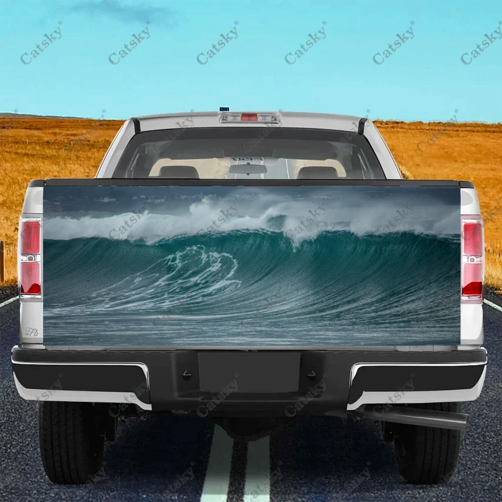 

Big Wave Car sticker rear rear appearance modification universal vinyl suitable for cars, trucks, wrap decals, stickers