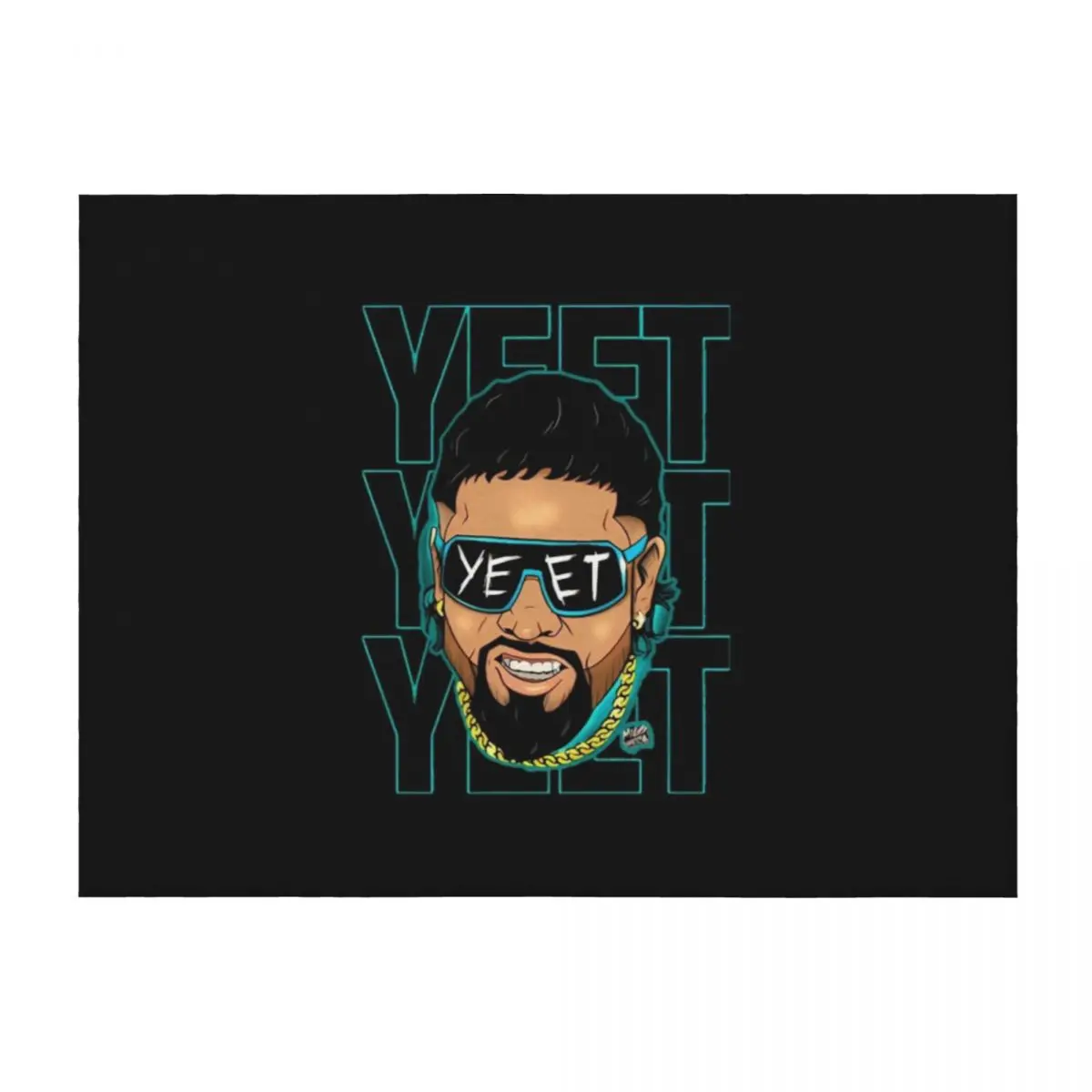 

Vintage Jey Uso Yeet Yeet Yeet Throw Blanket Weighted anime warm for winter Blankets