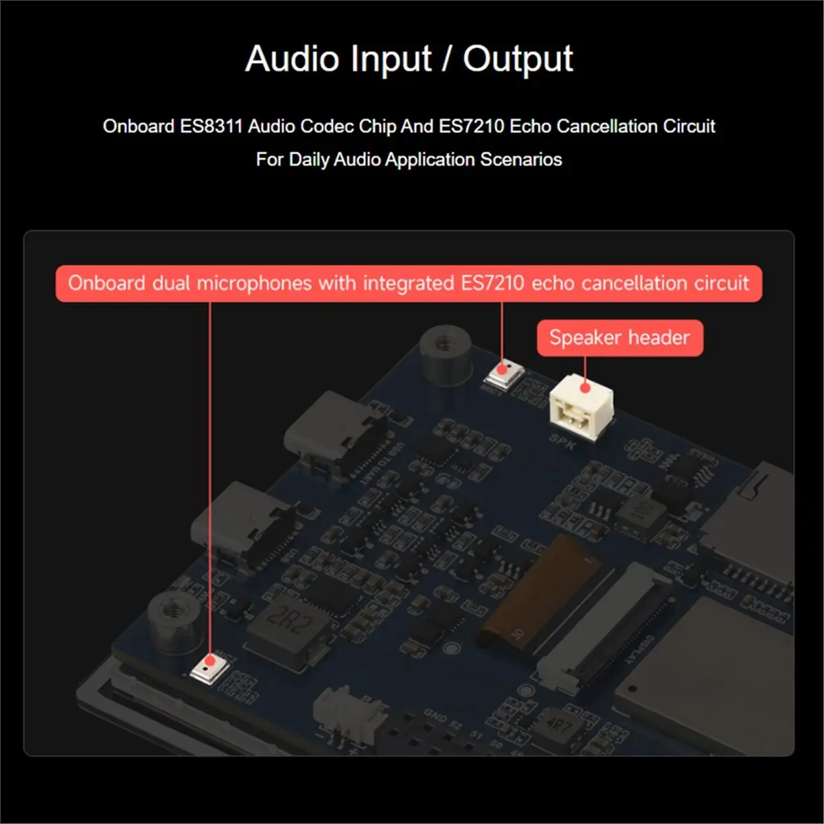 -P4-WIFI6 4.3inch Development Board, 480 X 800 Resolution, 5-Point Touch, Wi-Fi 6 and BLE 5, with OV5647 Camera