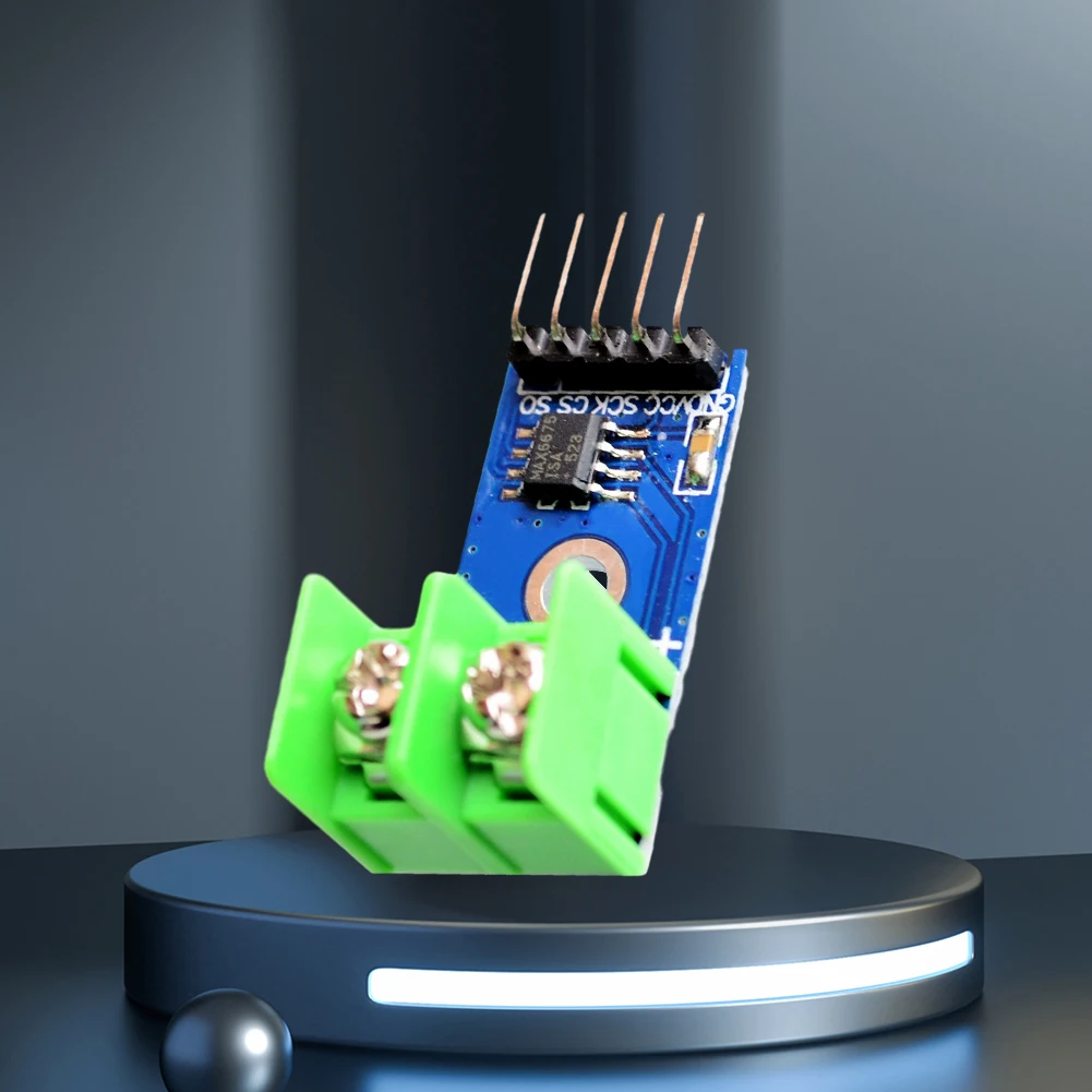 MAX6675 Temperature Measurement Sensor Module DC 3.0-5.5V K Type Thermocouple Sensors Set Range 0℃-1024℃ Electronic Components