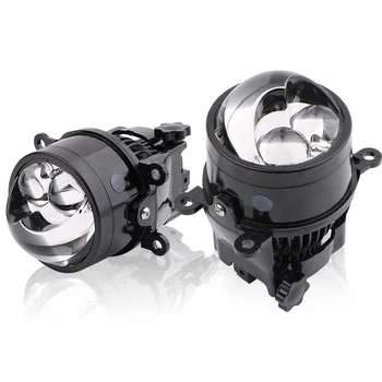 3.0吋LED投影雷射透鏡霧燈白光6000K 4300K H11 HB3 9005 LED Canbus汽車頭燈燈泡雙LED霧燈 6 最佳銷售 雙LED雷射 - №1