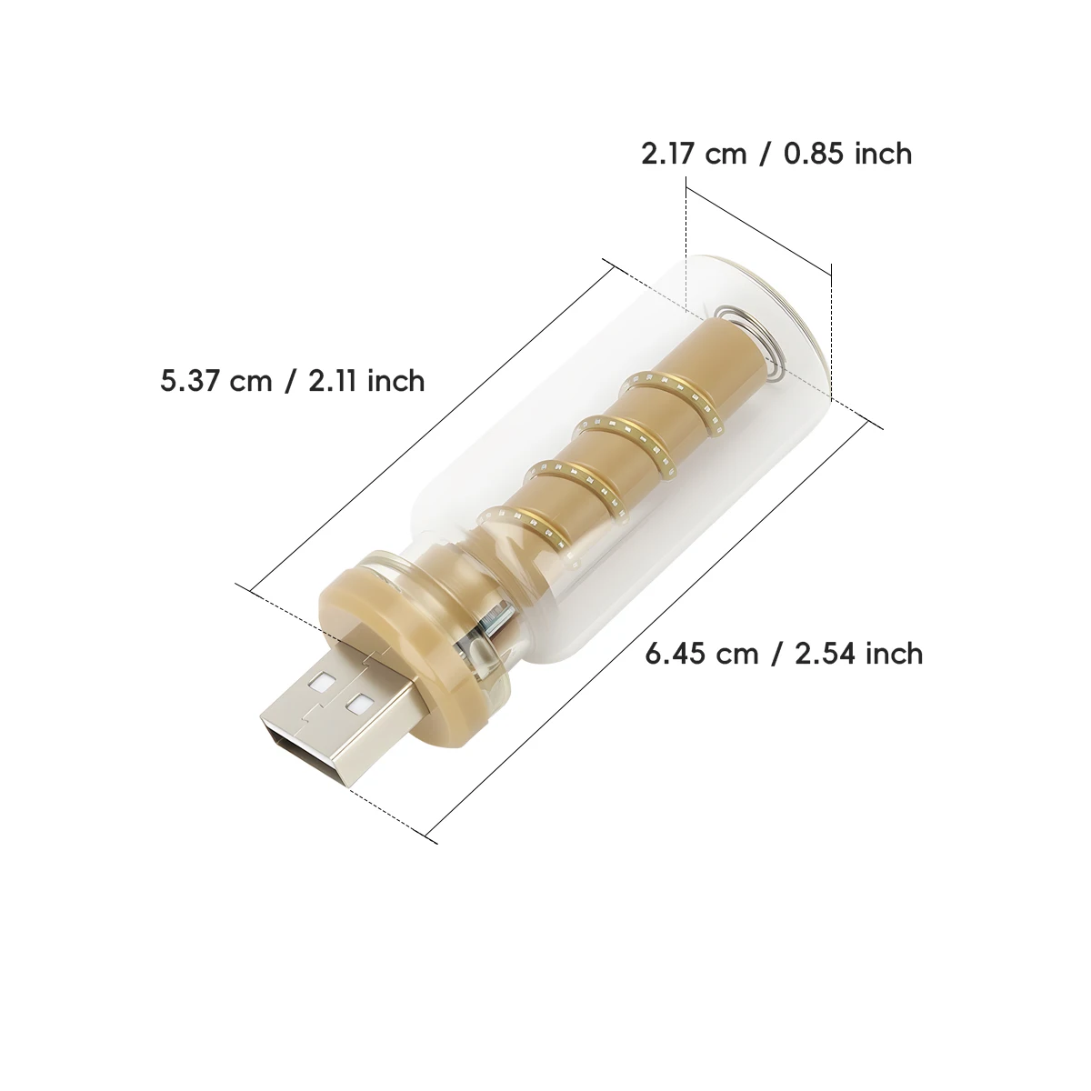 1pcs USB Night Light 5V Plug and Play Glass Bottle Multicolor Decorative Atmosphere Light Neon Computer Home Emergency Use