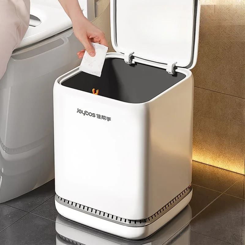 Mobile Large Caliber Waste Bins Touch Dump Wastebasket Separate Recycling Transfer Luxury Trash Can Kitchen Litter Bin Bathroom