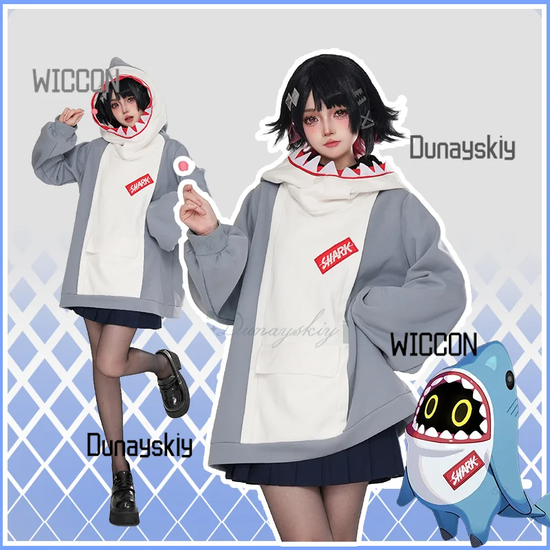 

Игра ZZ ZZZenless Косплей Костюм Пальто Толстовка Эллен Джо Акула Милый Стильный Топ Хэллоуин Вечеринка Игра Ролевая Одежда Comic Con