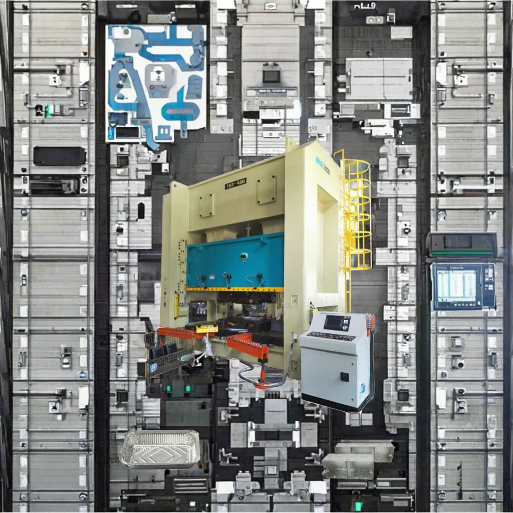 TN2-400 CNC-Präzisionspresse, automatische säulenförmige, gerade, pneumatische Stromquelle mit Doppelkurbel und Lagermotor-Kernkomponenten