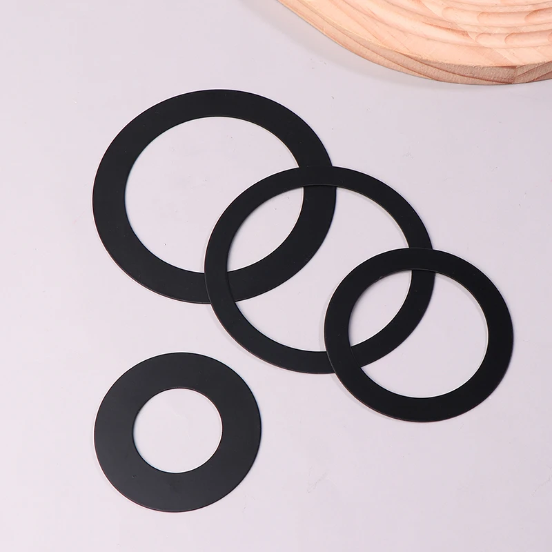 أسود LED الأضواء النازل O خواتم عاكس الضوء حلقة محول فواصل مخفية الحشوات غسالات ضوء حامل تمديد جوانات