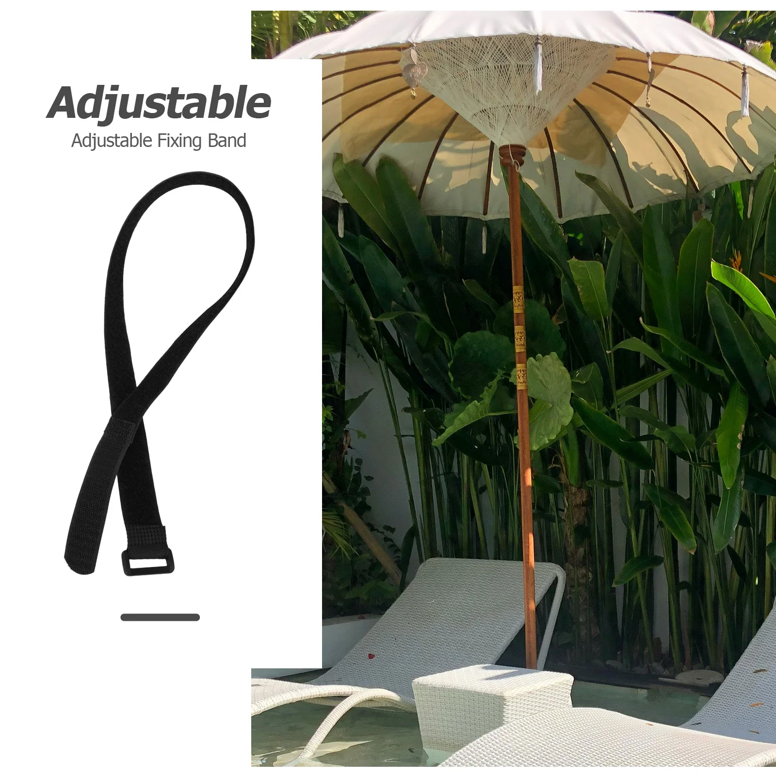 6-częściowe akcesoria do parasoli ogrodowych Pasek mocujący do kempingu Paski stabilizujące wiatr Namiot Naprawiono dron Nylon Poliester Przenośny na zewnątrz
