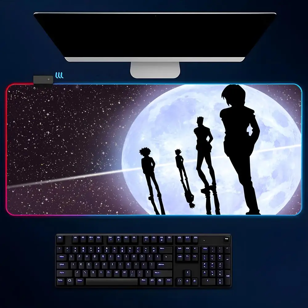 Hunter X Hunter Action Anime Mouse Pad Mousepad Large Gaming LockEdge Thickened Computer Keyboard Table Desk Mat