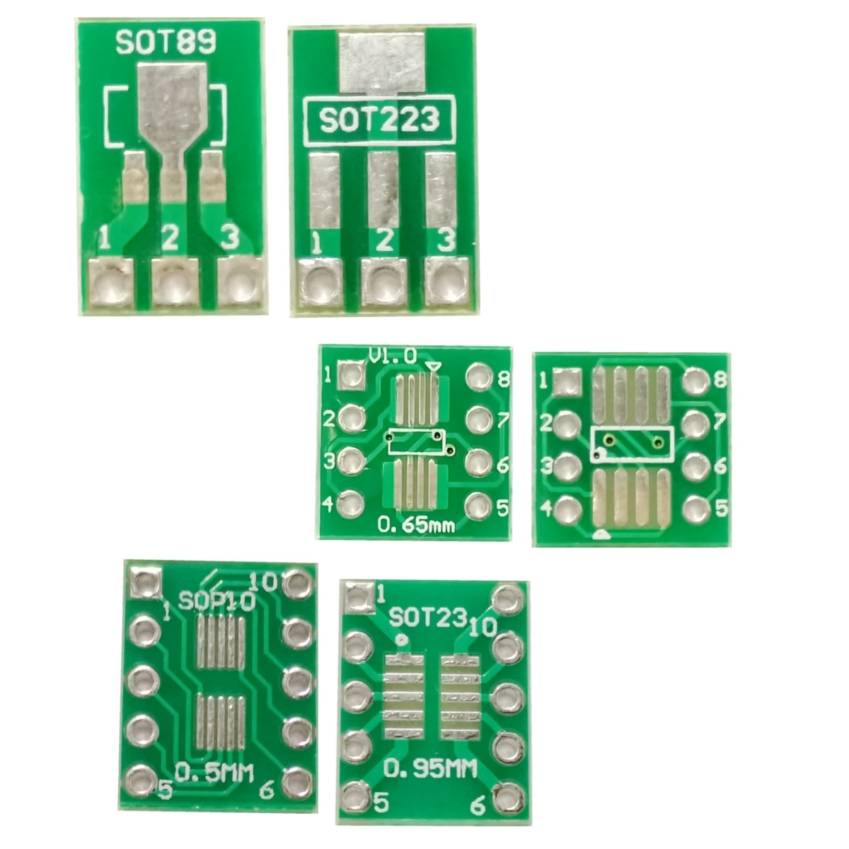 10pcs PCB Board SOP8 SOP14 SOP16 SOP20 SOP24 SOP28 QFP FQFP TQFP Turn To DIP Adapter Converter Plate TSSOP 8 14 16 20 24 28