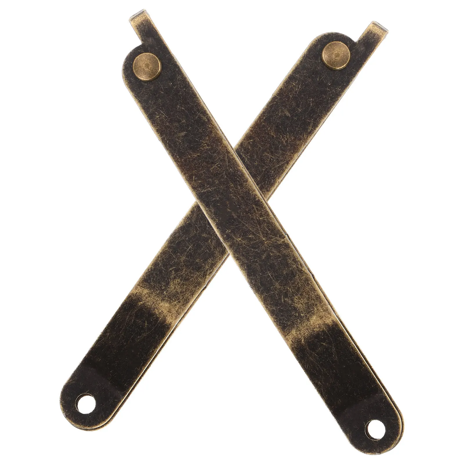 

FOYTOKI 1 Set Iron Hinges for Wooden Boxes Small Decorative Hardware Jewelry Case Piano Packing Accessory