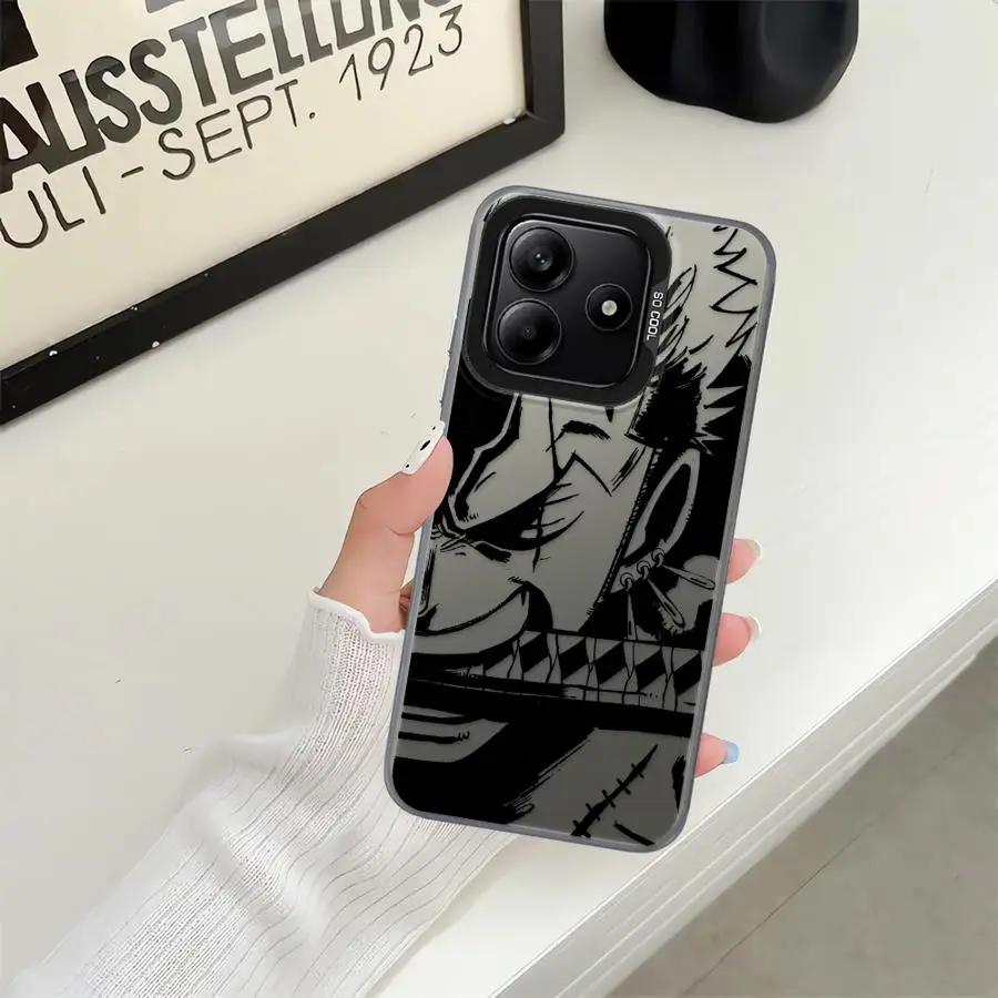 O-n-e P-ie-ce كارتون أنيمي بوي حافظة لهاتف شاومي ريدمي نوت 10s 10Lite 12s 9s 11s 13 12 11 14 Pro Plus غطاء هاتف خلفي #4