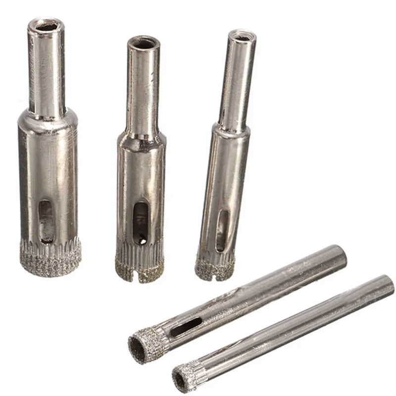 مجموعة أدوات تجميع لقم الثقب الماسية ، مجموعة ملحقات أدوات الحفر ، 5 *-12 ، رخام ، بلاط ، سيراميك ، زجاج ، بورسلين ، 5 * *