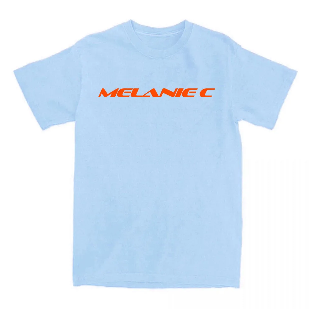 Melanie C Logo Druck T-shirt Streetwear Unisex Baumwolle Kurzarm Lose Weibliche T-shirts Grafik Kleidung Frauen Männer Tees Top