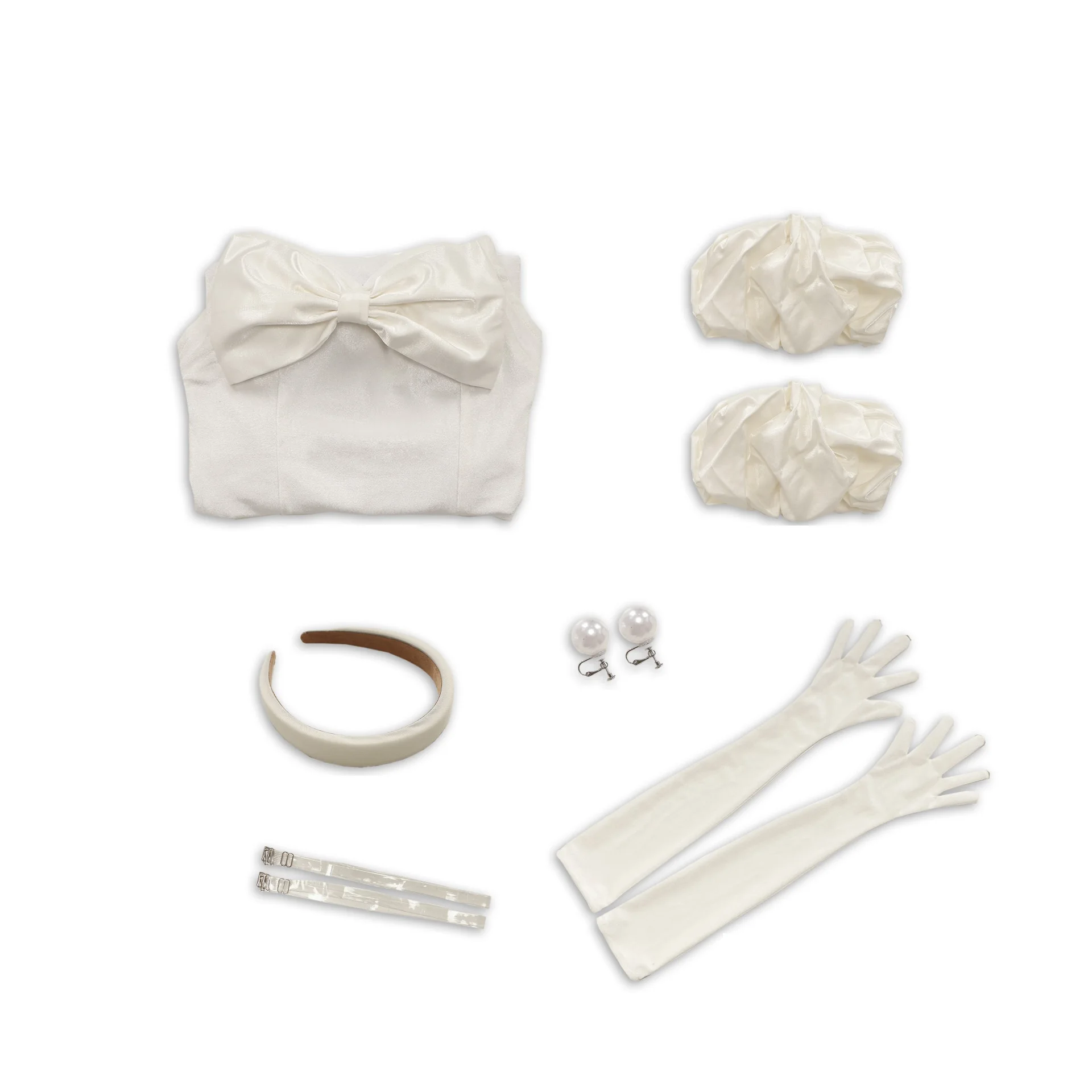 Аниме Alien Stage Sua Косплей Костюм Белое Платье Серьги Sua Косплей Одежда Хэллоуин Наряд