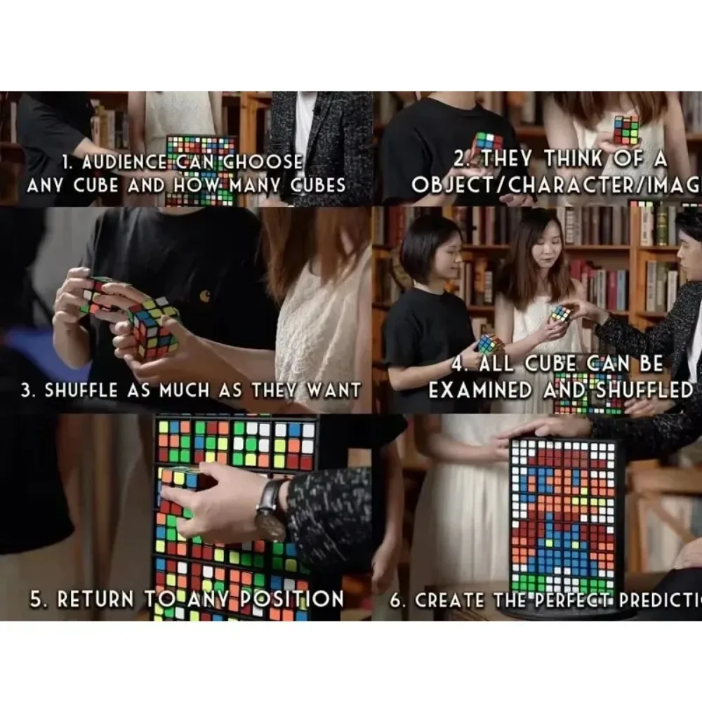 

Идеальная стена Рубика от MS Magic: классические сценические игрушки, иллюзии, фокусы, реквизит для ментализма