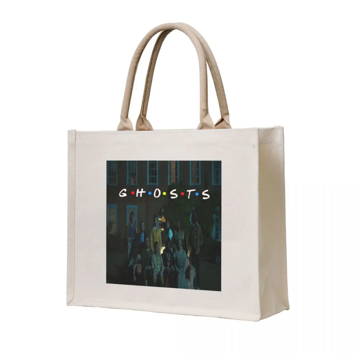 

bbc ghosts friends Tote Bag Shopper handbag Eco bag tote bag university tote screen
