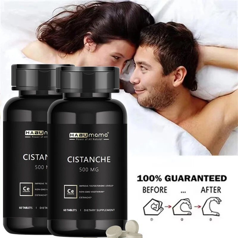 HABUMAMA 100% Cistanche Deserticola Supplements Natural Organic Erection Pill Improve Performance and Libido Increase Size