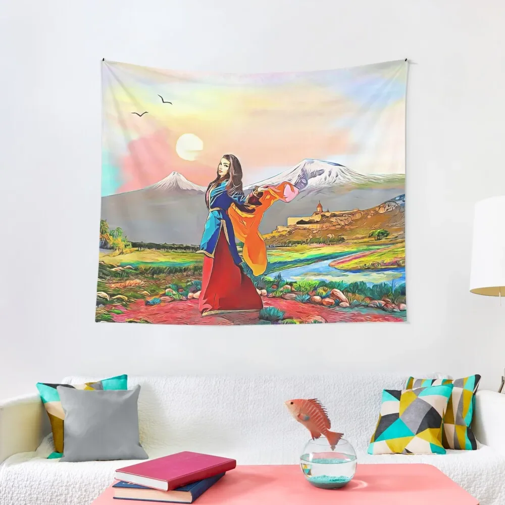 Colors of Armenia ????????? ???????? Tapestry House Decoration Funny Wall Hanging Wall Tapestry