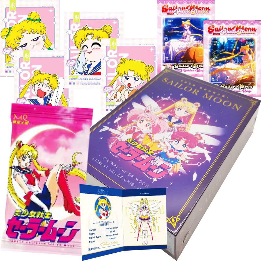 

Sailor Moon Collection Cards for Fan Friends Highly Beloved Magical Girls Lovely Exquisite Theme Character Cards Birthday Gifts