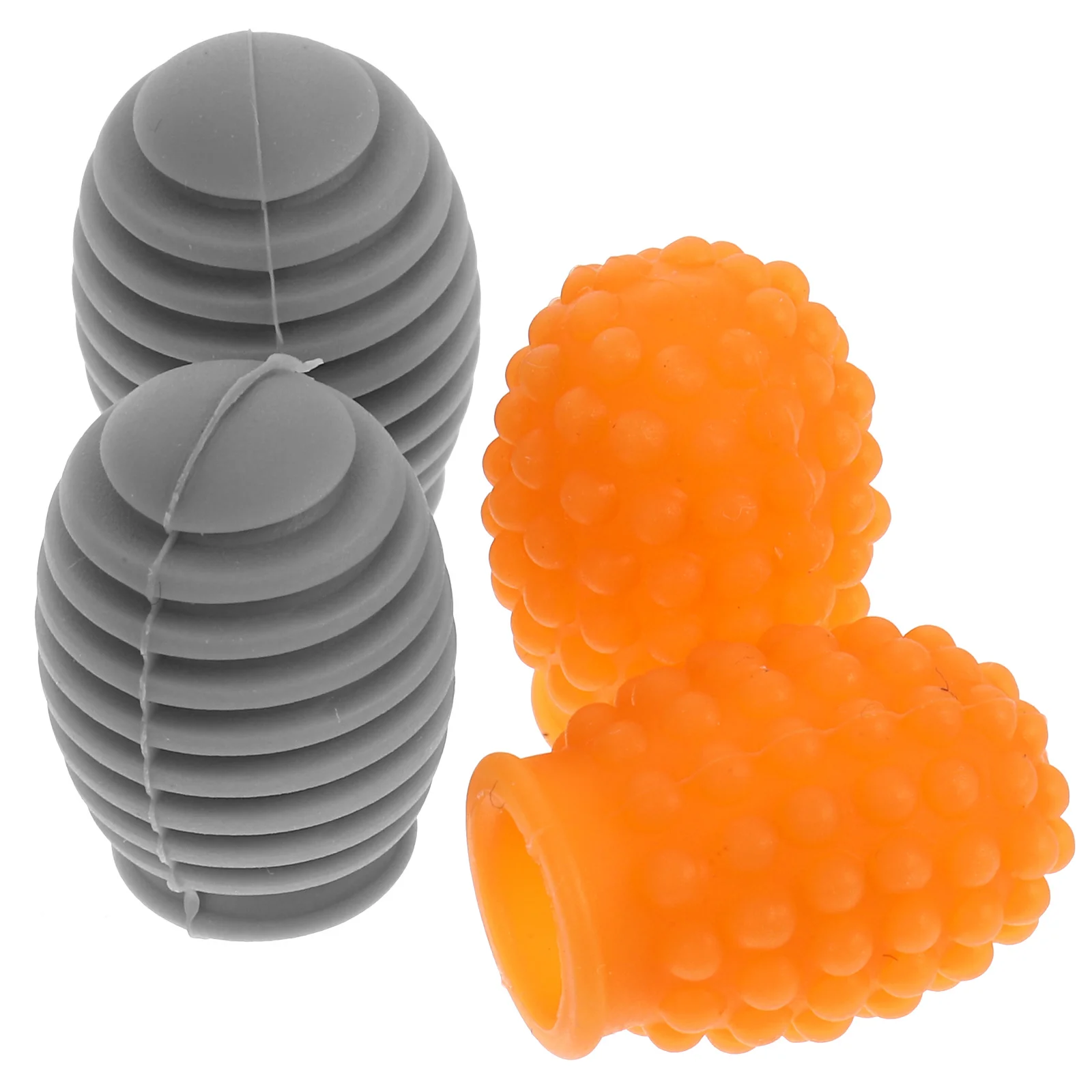 

4Pcs Drumstick Head Caps Silicone Drumstick Mute Tips Noise Reduction Drum Practice Accessories Caps Drum Accessories