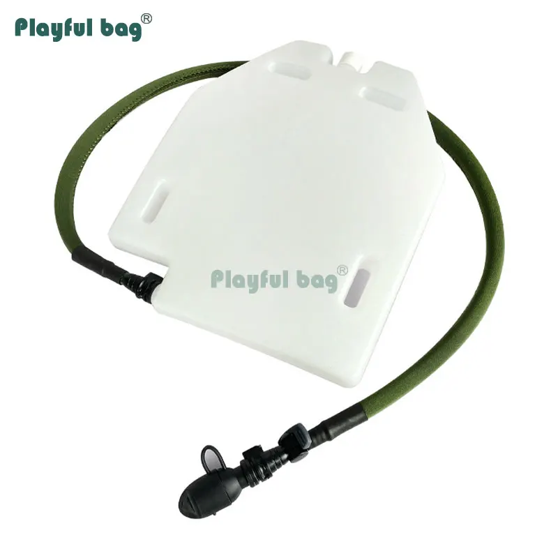 

JPC Vest Water Bag 1.5L Tactical water bottle liner Outdoor Vest Inner hanging buckle Hydration Bag AVA94