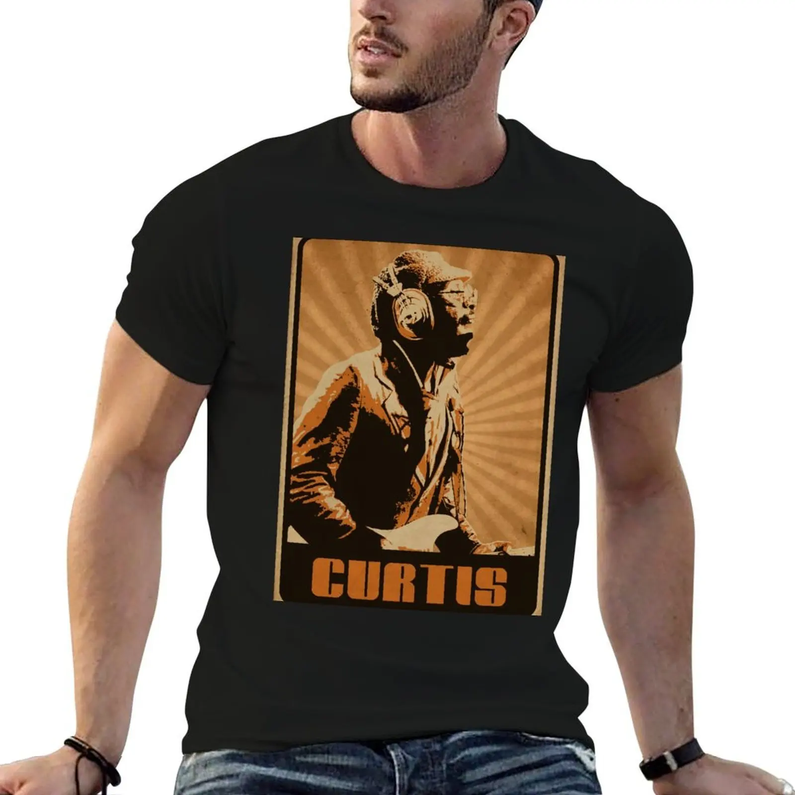 Curtis Mayfield T-Shirt plus size clothes customizeds shirts graphic tee men
