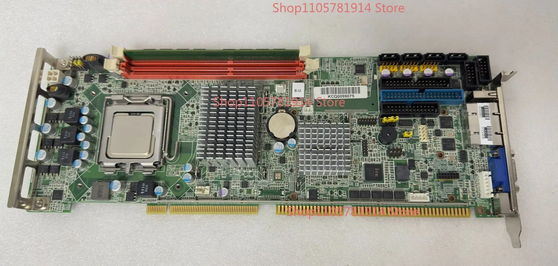 For Advantech Pca-6011g2 PCA-6011 Dual Network Industrial Control Main Board, Send Memory and CPU