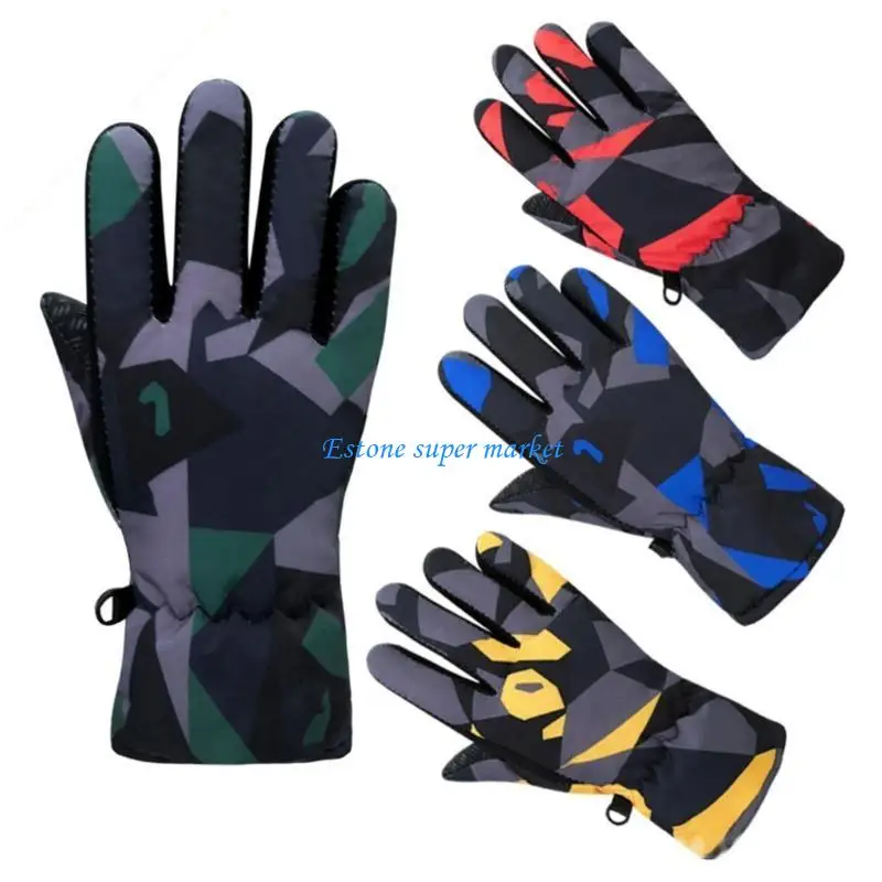 090B Warm Gloves Keep Warm Snowboard Windproof Waterproof Thicken Winter Must Gloves