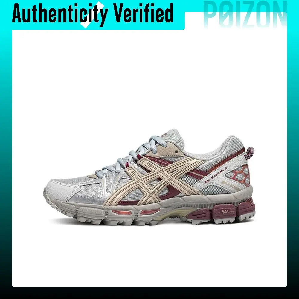 ASICS Gel-Kahana 8 Running Shoes Women's Low-top Gray Red 1012A978-023