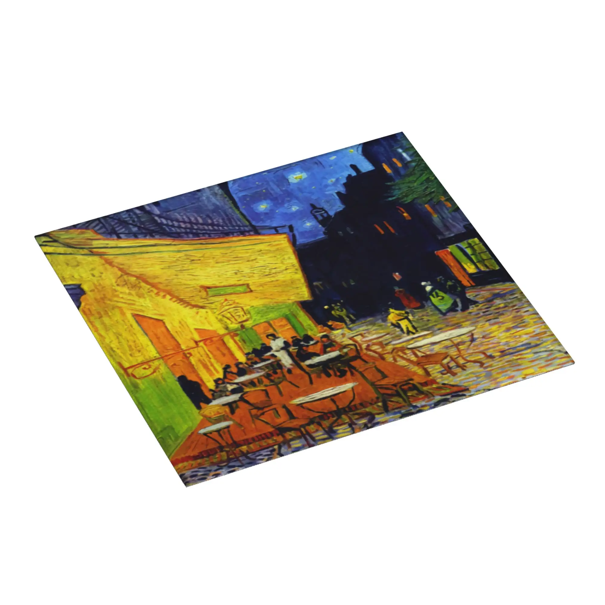 Drying Mat For Kitchen Cafe Terrace At Night Van Gogh Facial Barware Tableware Oil Proof Washable Kitchen Sink Drying Pad