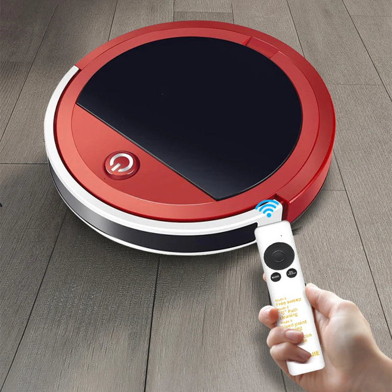 Household Rechargeable Smart Auto Floor Sweep Mop Machine With Water Tank Wireless RC Robot Vacuum Cleaner