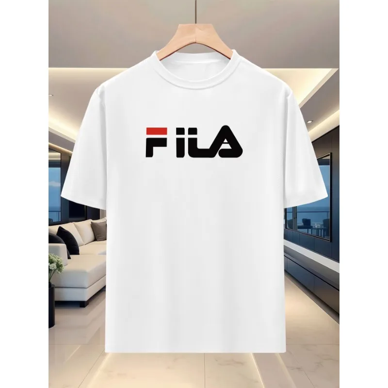 2026 Summer Men's Crew Neck Short Sleeve T-shirt Lightweight Breathable Sports Top For Running Outdoor Casual Wear