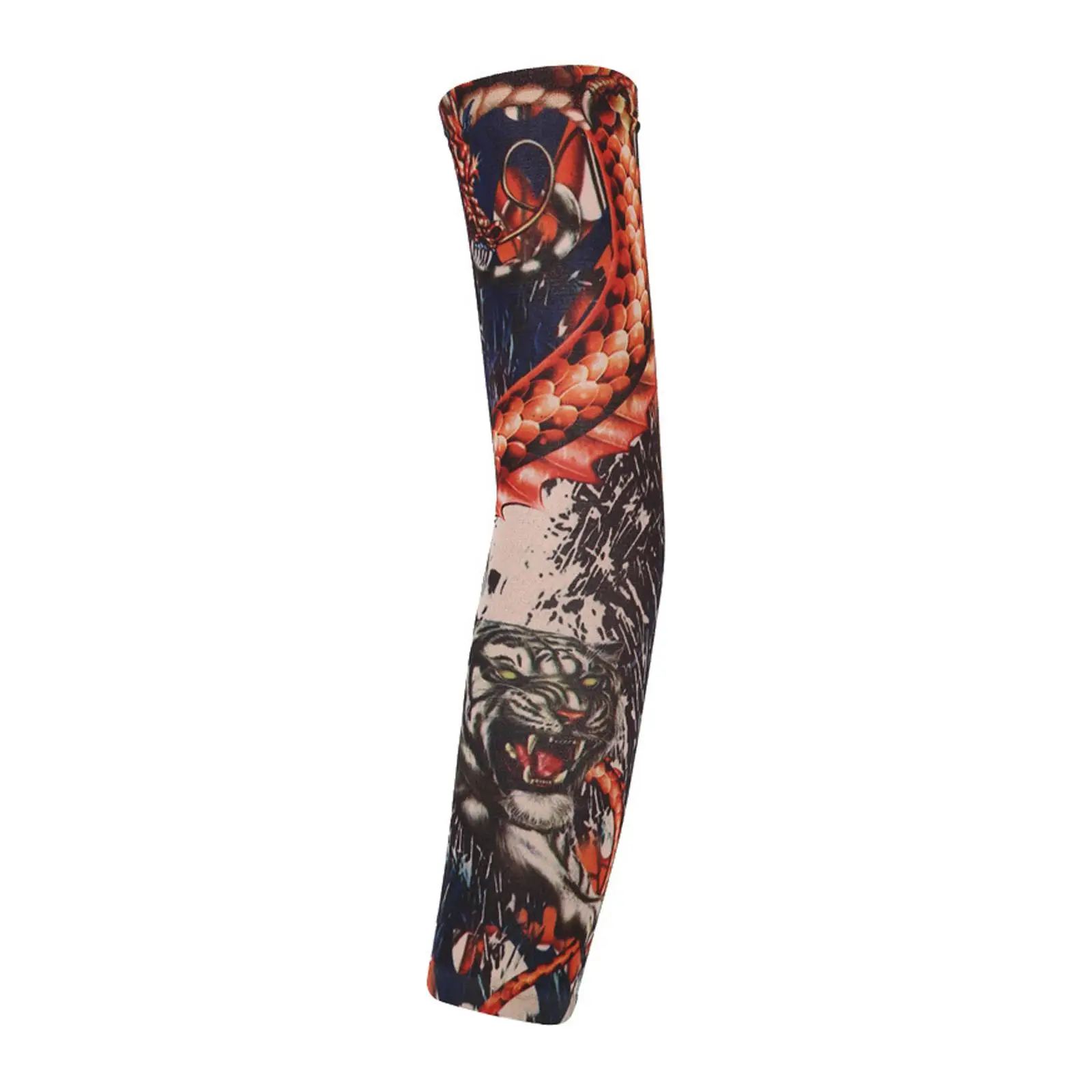 Unisex Cooling Arm Sleeves Tattoo Cover up Camping for Driving Golf Tennis