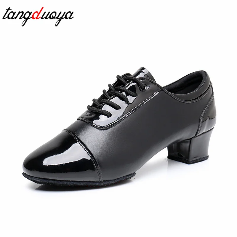 Zapatos de baile de Salsa para hombre, zapatos de baile latino, suela suave, Tango, salón, baile moderno, adultos, niños