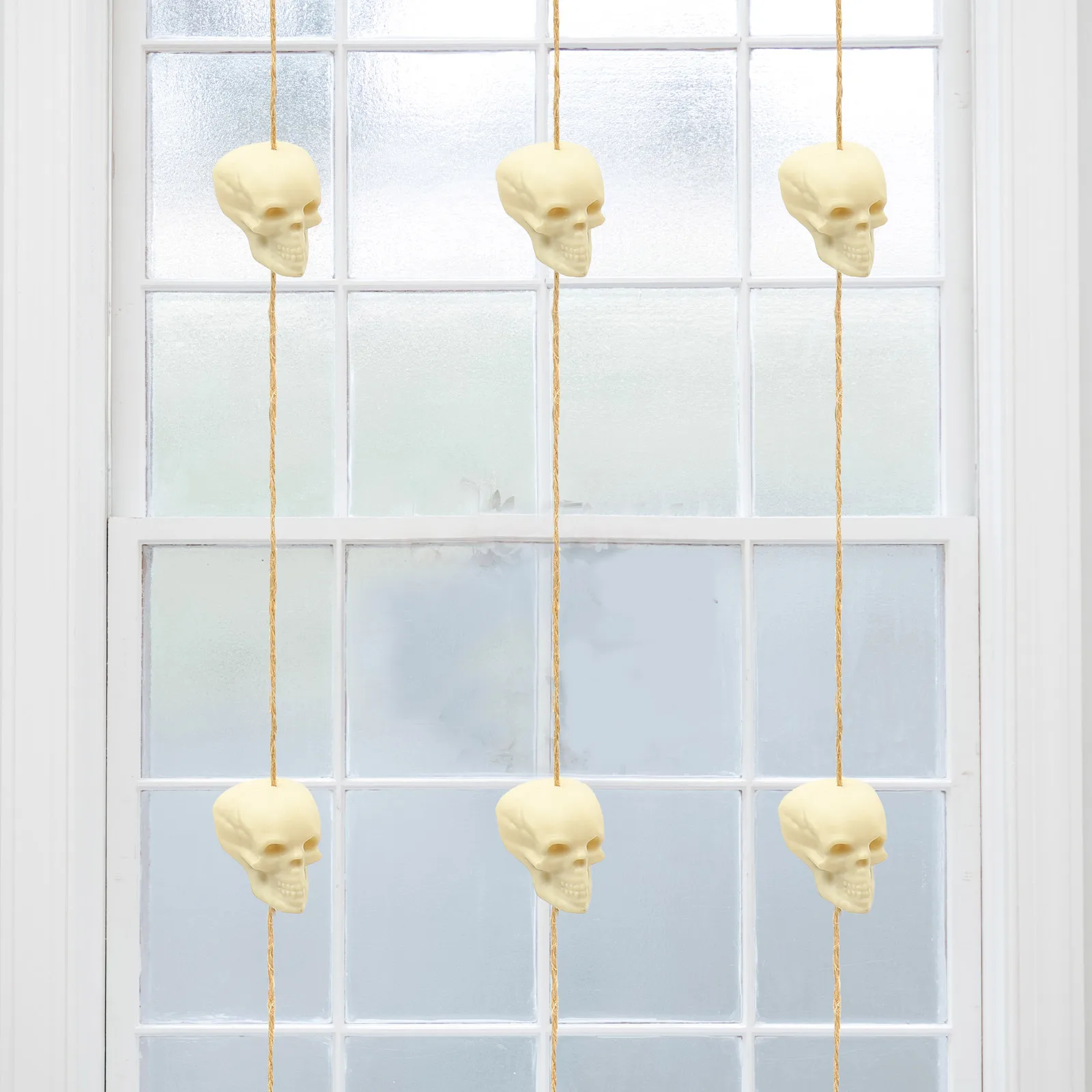 

Skull Head Garland Hanging Hanging Ornament Ornament For Party Haunted House Decorations
