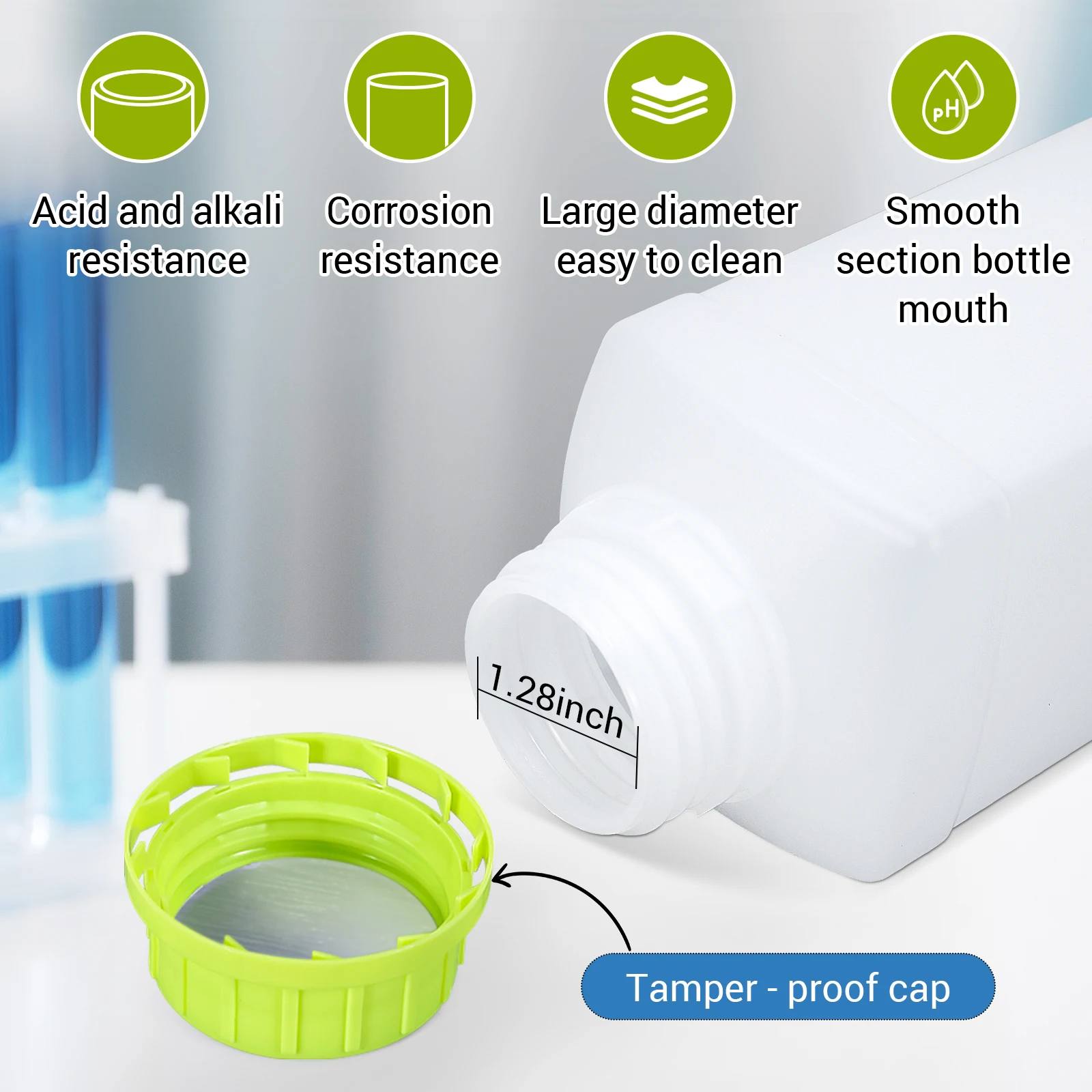 Translucent 250ML plastic bottle with Lid Liquid Refillable bottles Leakproof Food Grade HDPE Container 10PCS