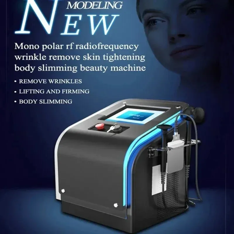 

Upgraded 448khz Monopolar RF Skin Tightening Device Facial Lifting Weight Loss Body Radio Frequency Machine