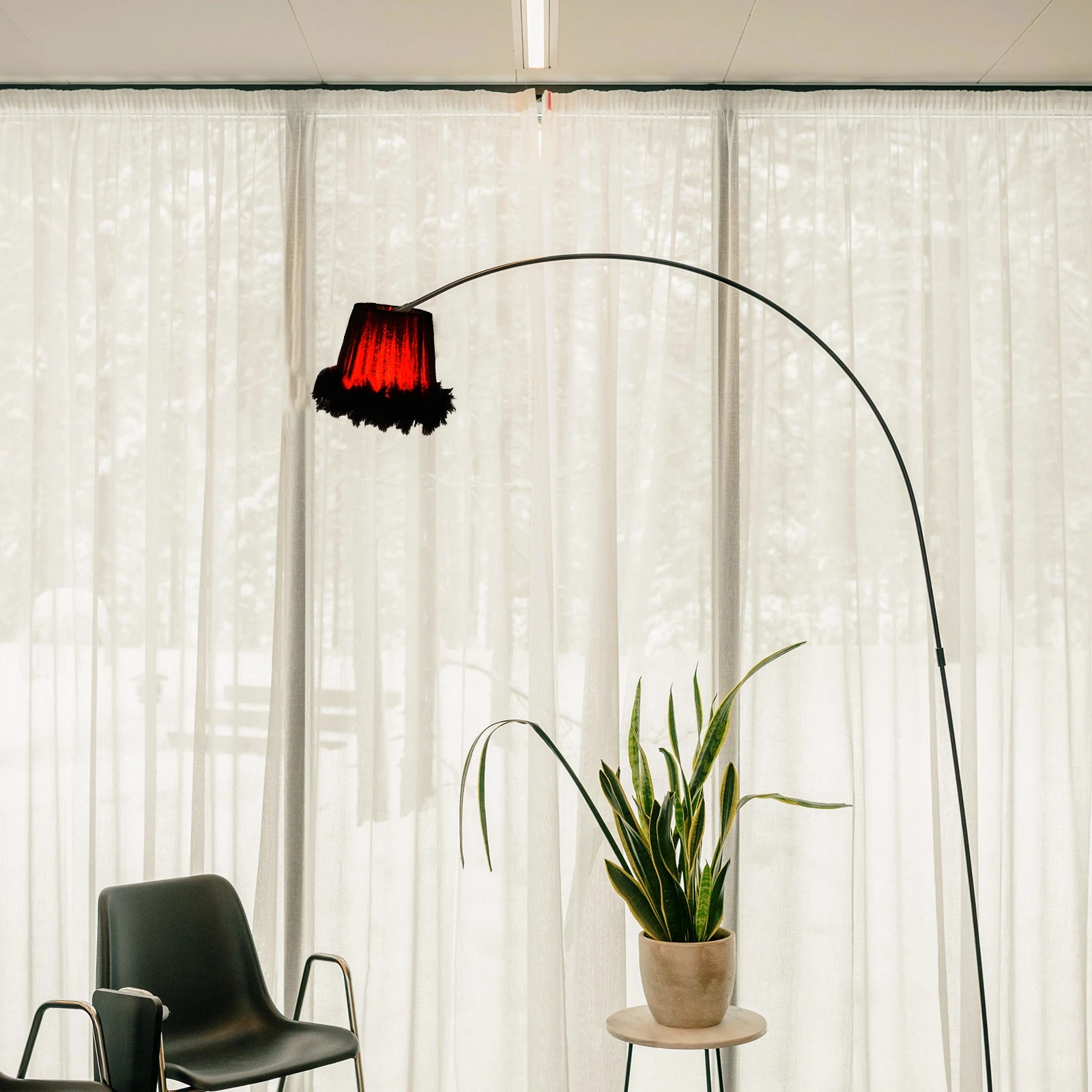 

1Pcs Chic Style Lampshade Exquisite Cloth Lampshade Easy Install Warm Atmosphere Light Cover for Bedroom Living Room Table Light