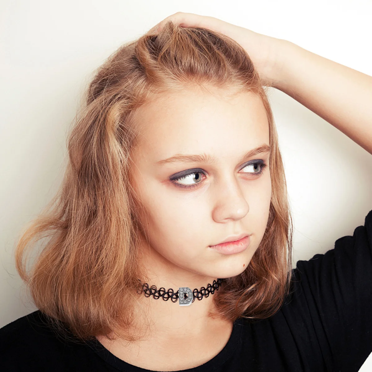 

52Pcs Alphabet Letter Charms Alloy Rhinestone DIY Pendant Set A-Z 8Mm Jewelry Accessories for Bracelet Decor Party Gifts