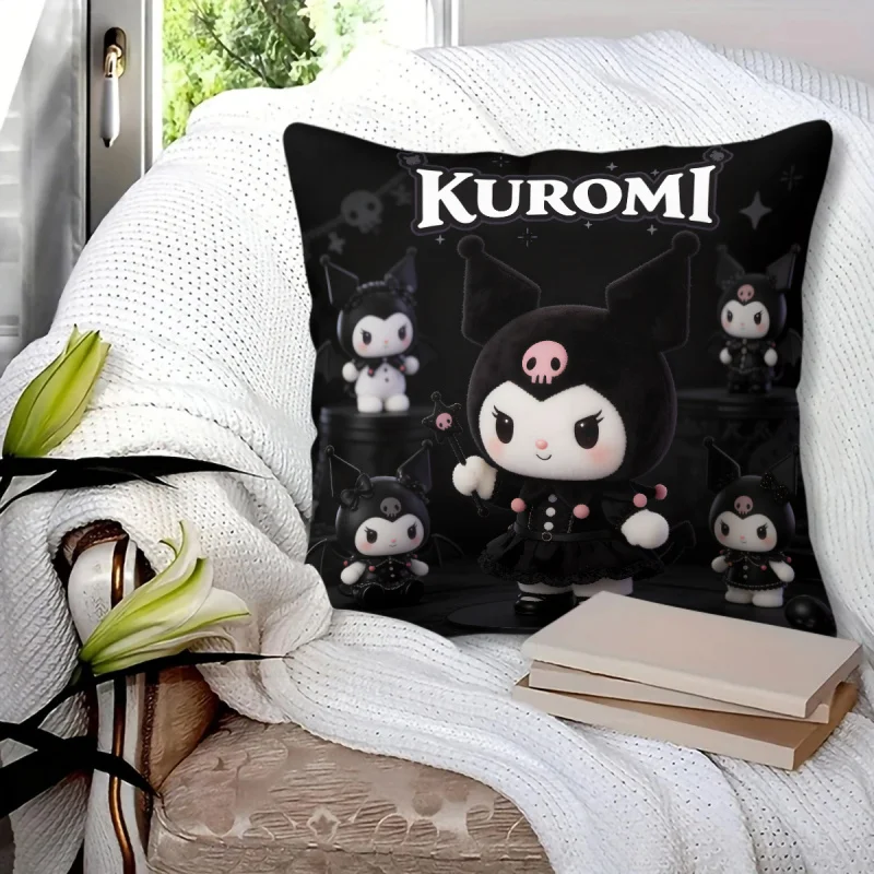 

Декоративная подушка Sanrio Cinnamoroll с 3D-принтом персонажей, плюшевая, для дивана, спальни, автомобиля